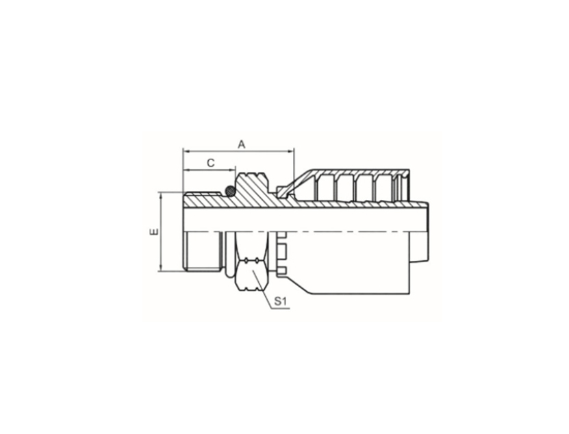 美制SAE外螺纹带O形圈 ISO 11926 SAE J1926
